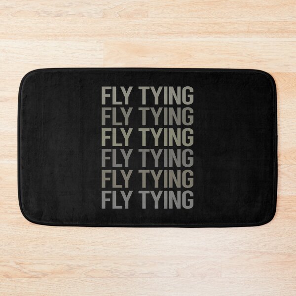 Item preview, Gray Text Art Fly Tying designed and sold by TartSpiderWeb.