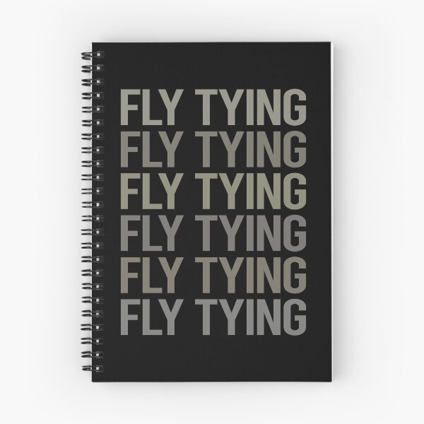 Item preview, Gray Text Art Fly Tying designed and sold by TartSpiderWeb.