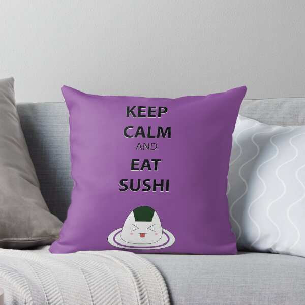 Artikelvorschau, Ruhe bewahren und Sushi essen entworfen und verkauft von Pixiechu.