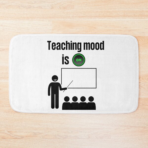 Item preview, teaching mood is on designed and sold by ArtistLibrary.