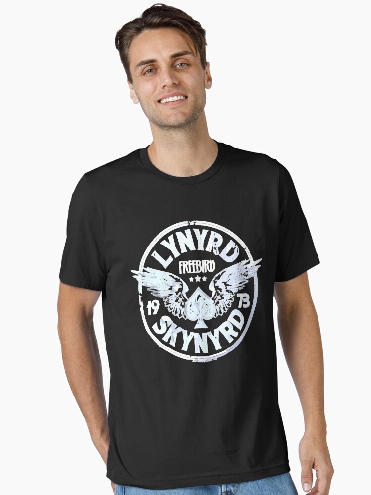 Thumbnail 2 of 7, Essential T-Shirt, Free Bird   Lynyrd Logo Classic   designed and sold by JavieAlonso.