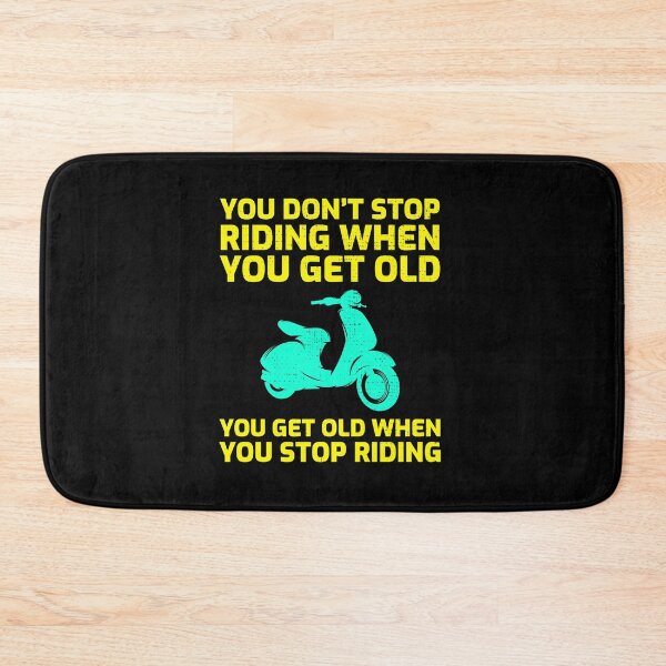 Item preview, Scooter Rider Scootering Motorbike Moped Bike designed and sold by CuteDesigns1.