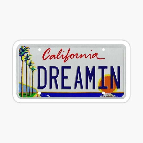 california dreamin Sticker