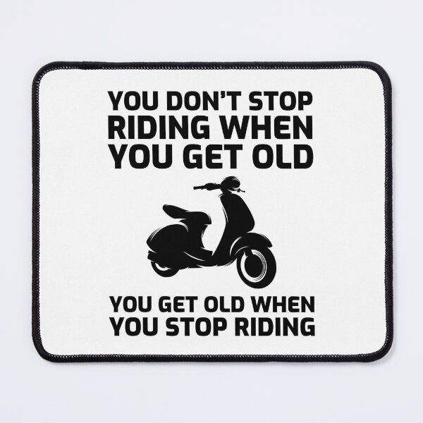 Item preview, Scooter Rider Scootering Motorbike Moped Bike designed and sold by CuteDesigns1.