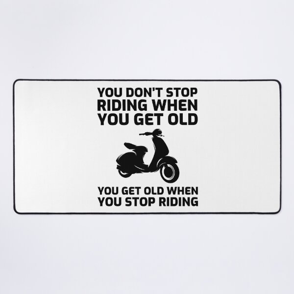 Item preview, Scooter Rider Scootering Motorbike Moped Bike designed and sold by CuteDesigns1.