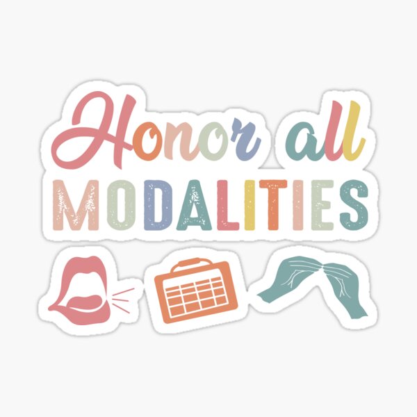 Item preview, Honor All Modalities SLP designed and sold by Darly-Walker.