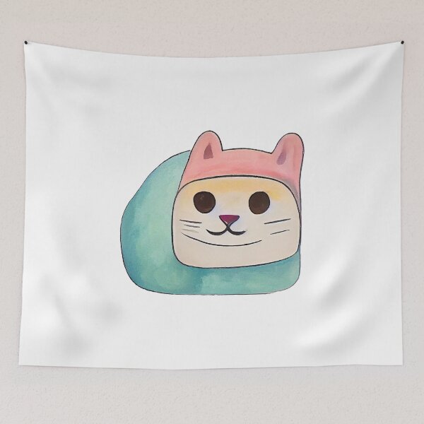 Item preview, Cat emoji emoticon  - Created by Artificial Intelligence designed and sold by Created-by-AI.