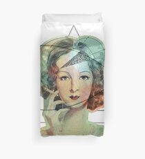 Mrs. Magritte's Brain Duvet Cover