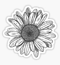 sunflower doodle Sticker