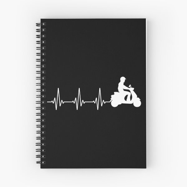 Item preview, Scooter Rider Scootering Motocicleta Pulso del latido del corazón designed and sold by CuteDesigns1.