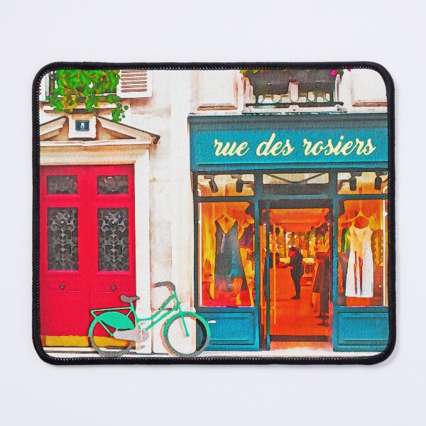 Item preview, Parisian Store Front Watercolor designed and sold by Annnalise.