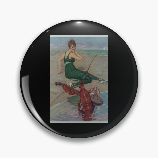 Item preview, Vintage Lobster Guitar Serenade Illustration 1914 Graphic T-Shirt Dress designed and sold by homeserpu.