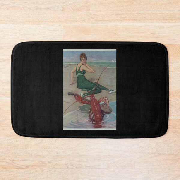 Item preview, Vintage Lobster Guitar Serenade Illustration 1914 Graphic T-Shirt Dress designed and sold by homeserpu.