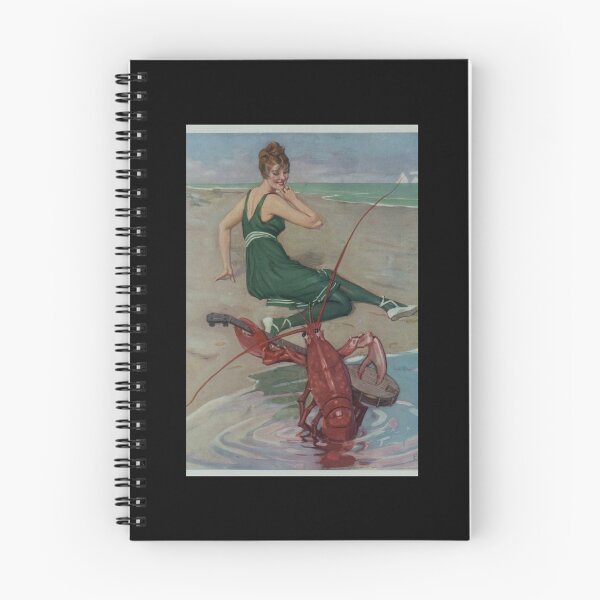 Item preview, Vintage Lobster Guitar Serenade Illustration 1914 Graphic T-Shirt Dress designed and sold by homeserpu.