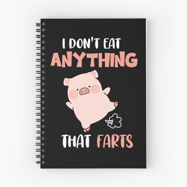 Item preview, I Don't Eat Anything That Farts Poops Pig Vegan designed and sold by Rich-Bogus.