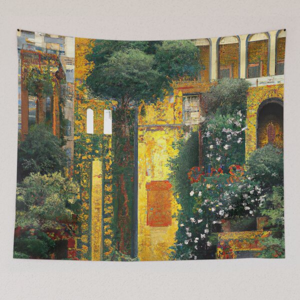 Item preview, Klimt Hanging Gardens of Babylon designed and sold by maniacfitness.