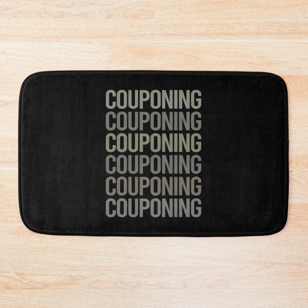 Item preview, Gray Text Art Couponing Coupon Couponer designed and sold by TartSpiderWeb.