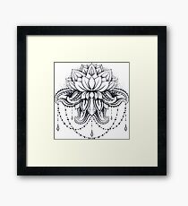 ornamental Lotus Framed Print