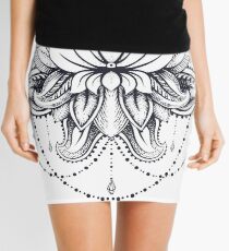 ornamental Lotus Mini Skirt