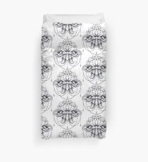 ornamentaler Lotus Bettbezug