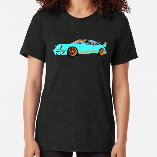 Livery RWB - Porsche 911 Rauh Welt Inspired Tri-blend T-Shirt