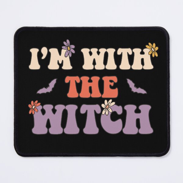 Item preview, Groovy Halloween I'm With The Witch Mens Costume Funny 70s Style  designed and sold by alenaz.