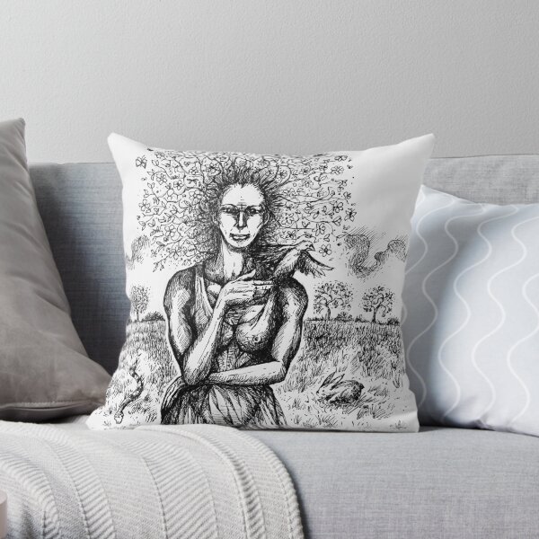 'Mother Earth' Throw Pillow