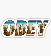 OBEY PINEAPPLE Sticker