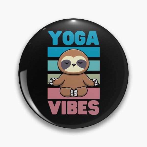 Item preview, Yoga Vibes: Sloth Loves Yoga designed and sold by Keep Smiling.