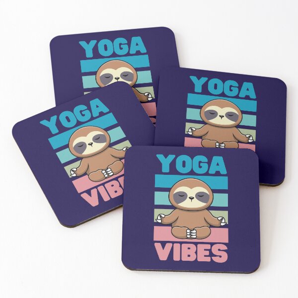 Item preview, Yoga Vibes: Sloth Loves Yoga designed and sold by Keep Smiling.