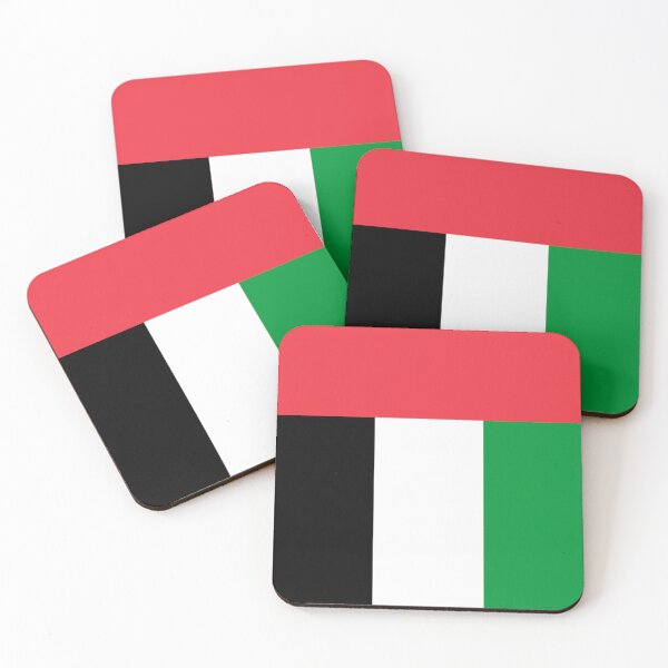 Item preview, Flag of UAE - Uni Arab Emirates designed and sold by RED by Arcanum Studio.