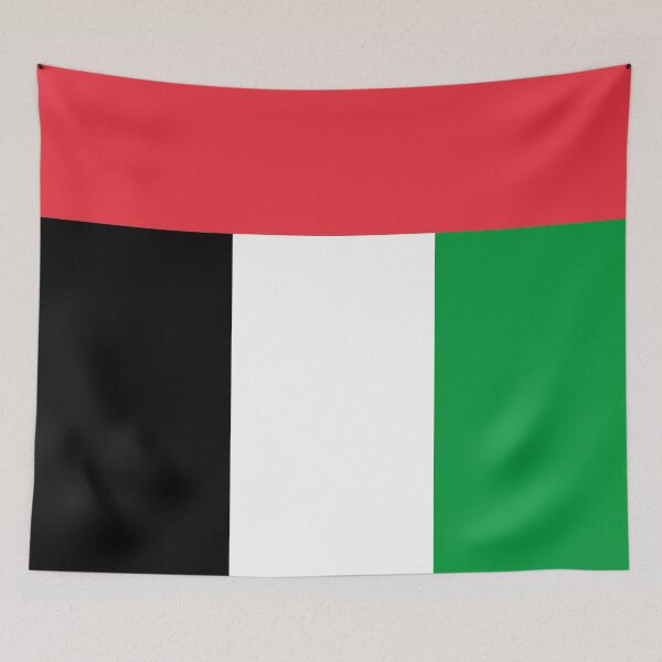 Item preview, Flag of UAE - Uni Arab Emirates designed and sold by RED by Arcanum Studio.
