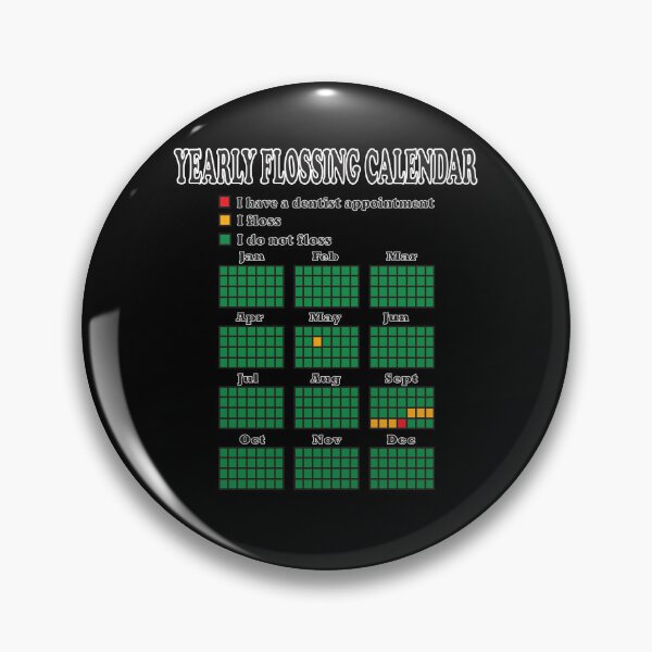 Item preview, Flossing Calendar Flossing Calendar designed and sold by EbnerPrints.