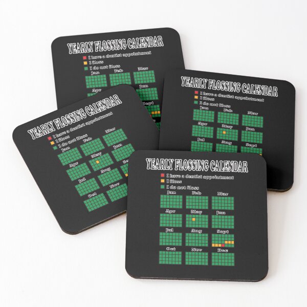 Item preview, Flossing Calendar Flossing Calendar designed and sold by EbnerPrints.