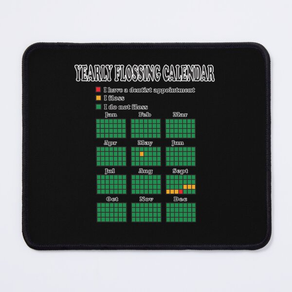 Item preview, Flossing Calendar Flossing Calendar designed and sold by EbnerPrints.