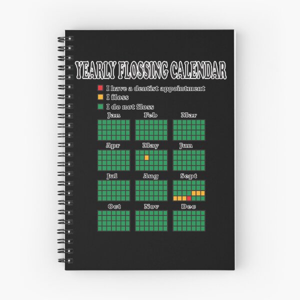 Item preview, Flossing Calendar Flossing Calendar designed and sold by EbnerPrints.