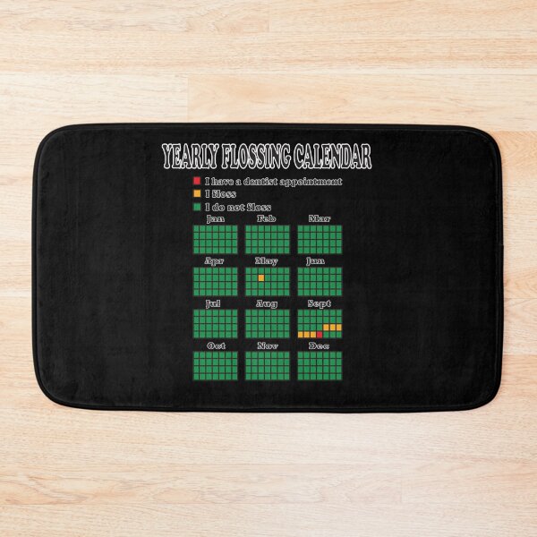Item preview, Flossing Calendar Flossing Calendar designed and sold by EbnerPrints.