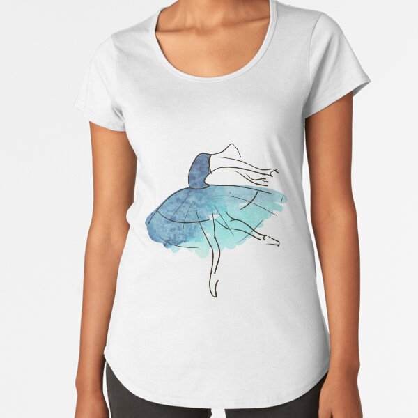 Item preview, ballerina figure, watercolor designed and sold by Olga Berlet.