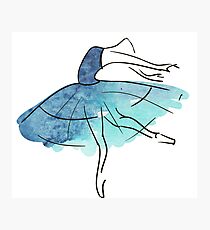 ballerina figure, watercolor Photographic Print