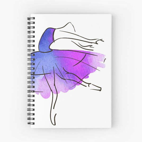 Item preview, ballerina figure, watercolor designed and sold by Olga Berlet.