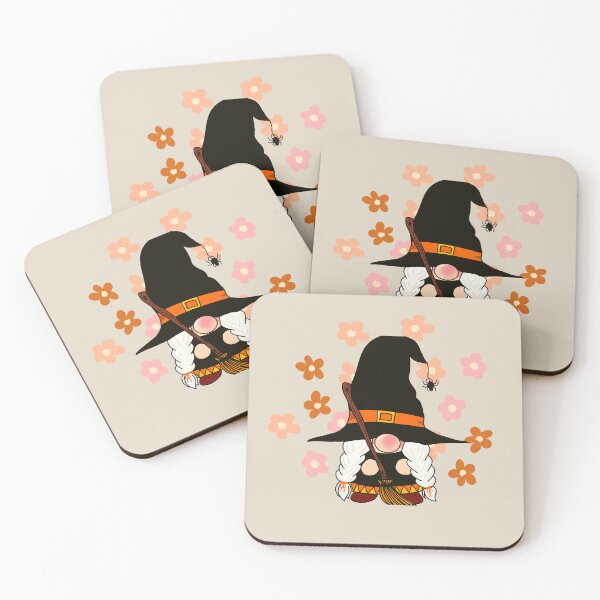 Item preview, Happy Halloween Fall Gnome Witch Family Dog Cat Costume Cute  designed and sold by JooArtPrints  ★★★★★.