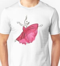 ballerina figure, watercolor Unisex T-Shirt