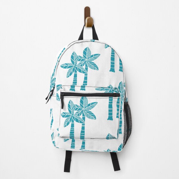 Artikelvorschau, Tropical Palm Tree Pattern 343 Turquoise entworfen und verkauft von tonymagnerart.