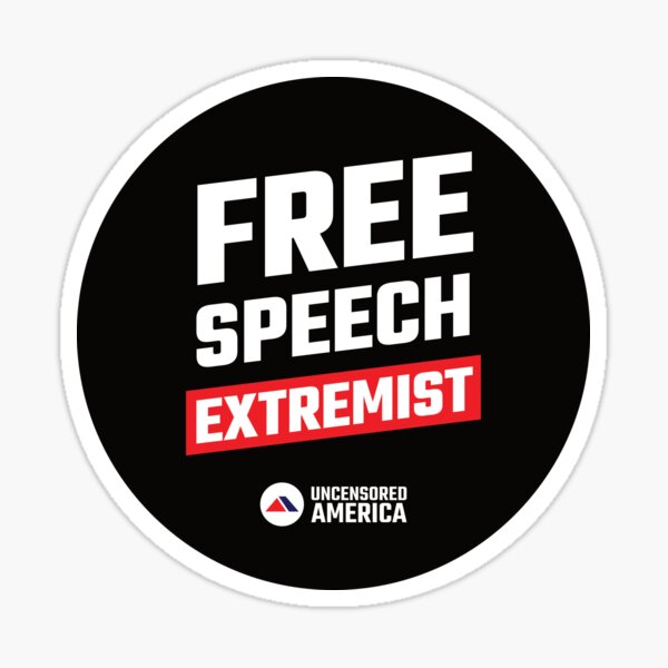 Free Speech Extremist - Stickers & Buttons Sticker