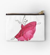 ballerina figure, watercolor Studio Pouch