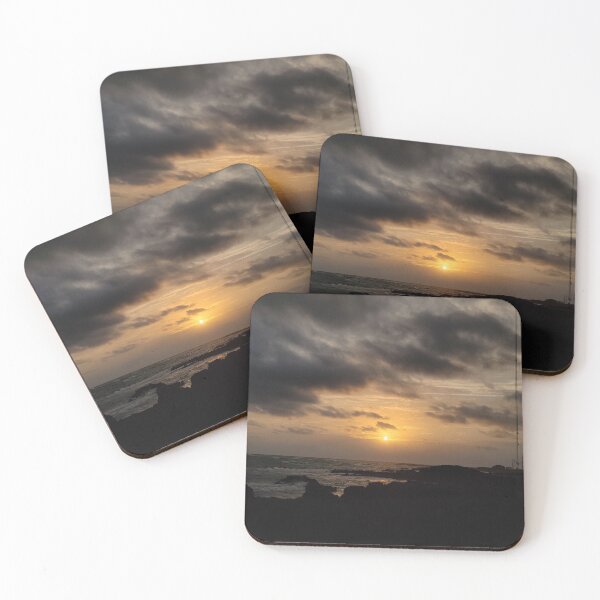 Item preview, Pretty  sunrise view of Woljeong-ri Beach in the  early dawn on a cloudy day,Korea designed and sold by human8891.