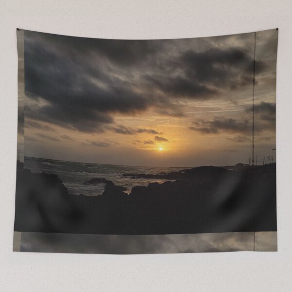 Item preview, Pretty  sunrise view of Woljeong-ri Beach in the  early dawn on a cloudy day,Korea designed and sold by human8891.