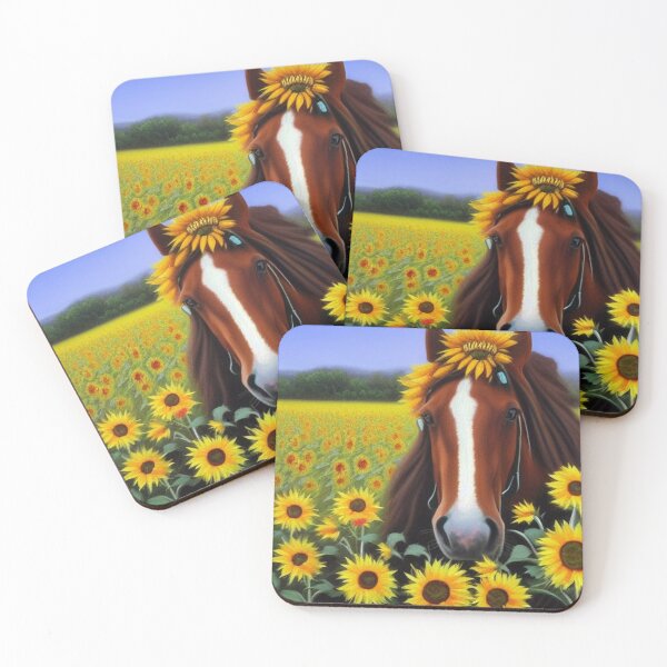 Item preview, Horse with Sunflowers designed and sold by Ashley Gagnon.