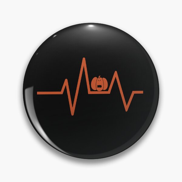 Item preview, Halloween Smile Pumpkin Heartbeat designed and sold by khulisara246.