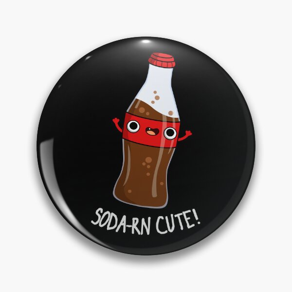 Item preview, Soda-rn Cute Funny Soda Puns (Dark BG) designed and sold by punnybone.